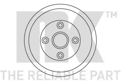 252607 NK Тормозной барабан 252607 NK Тормозной барабан