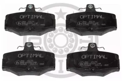 10175 OPTIMAL Комплект тормозных колодок, дисковый тормоз 10175 OPTIMAL Комплект тормозных колодок, дисковый тормоз