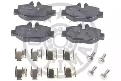 12244 OPTIMAL Комплект тормозных колодок, дисковый тормоз 12244 OPTIMAL Комплект тормозных колодок, дисковый тормоз