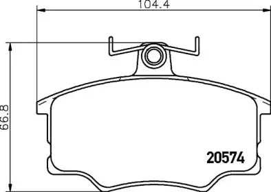 T5003 PAGID Комплект тормозных колодок, дисковый тормоз T5003 PAGID Комплект тормозных колодок, дисковый тормоз
