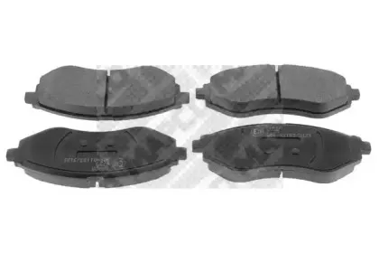 6725 MAPCO Комплект тормозных колодок, дисковый тормоз 6725 MAPCO Комплект тормозных колодок, дисковый тормоз