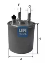 24.073.00 UFI Топливный фильтр 24.073.00 UFI Топливный фильтр