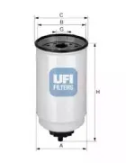 24.371.00 UFI Топливный фильтр 24.371.00 UFI Топливный фильтр