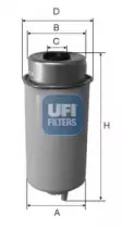24.464.00 UFI Топливный фильтр 24.464.00 UFI Топливный фильтр