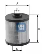 26.021.00 UFI Топливный фильтр 26.021.00 UFI Топливный фильтр