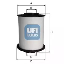 26.033.00 UFI Топливный фильтр 26.033.00 UFI Топливный фильтр