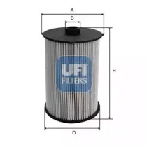 26.043.00 UFI Топливный фильтр 26.043.00 UFI Топливный фильтр