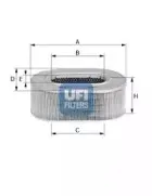 27.846.00 UFI Воздушный фильтр 27.846.00 UFI Воздушный фильтр