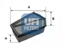 30.349.00 UFI Воздушный фильтр 30.349.00 UFI Воздушный фильтр