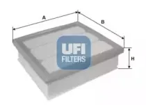 30.677.00 UFI Воздушный фильтр 30.677.00 UFI Воздушный фильтр