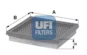30.972.00 UFI Воздушный фильтр 30.972.00 UFI Воздушный фильтр