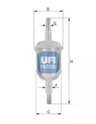 31.027.00 UFI Топливный фильтр 31.027.00 UFI Топливный фильтр