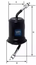 31.689.00 UFI Топливный фильтр 31.689.00 UFI Топливный фильтр