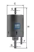 31.830.00 UFI Топливный фильтр 31.830.00 UFI Топливный фильтр
