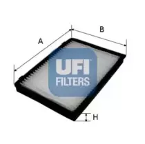 53.151.00 UFI Фильтр, воздух во внутренном пространстве 53.151.00 UFI Фильтр, воздух во внутренном пространстве