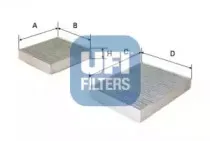 54.164.00 UFI Фильтр, воздух во внутренном пространстве 54.164.00 UFI Фильтр, воздух во внутренном пространстве