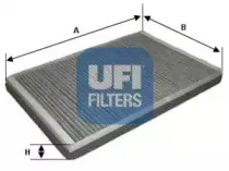 54.174.00 UFI Фильтр, воздух во внутренном пространстве 54.174.00 UFI Фильтр, воздух во внутренном пространстве