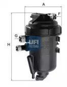 55.125.00 UFI Топливный фильтр 55.125.00 UFI Топливный фильтр