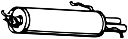 13182 WALKER Глушитель выхлопных газов конечный 13182 WALKER Глушитель выхлопных газов конечный