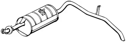 13296 WALKER Глушитель выхлопных газов конечный 13296 WALKER Глушитель выхлопных газов конечный