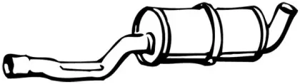 13367 WALKER Средний глушитель выхлопных газов 13367 WALKER Средний глушитель выхлопных газов