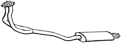 14569 WALKER Средний глушитель выхлопных газов 14569 WALKER Средний глушитель выхлопных газов