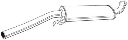 16875 WALKER Средний глушитель выхлопных газов 16875 WALKER Средний глушитель выхлопных газов