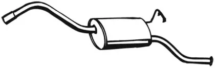 17703 WALKER Глушитель выхлопных газов конечный 17703 WALKER Глушитель выхлопных газов конечный