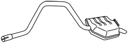 18734 WALKER Глушитель выхлопных газов конечный 18734 WALKER Глушитель выхлопных газов конечный