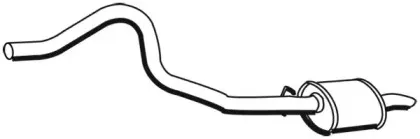 19621 WALKER Глушитель выхлопных газов конечный 19621 WALKER Глушитель выхлопных газов конечный