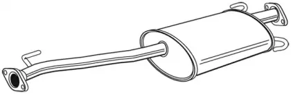 21456 WALKER Средний глушитель выхлопных газов 21456 WALKER Средний глушитель выхлопных газов