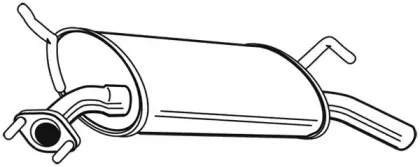 22411 WALKER Глушитель выхлопных газов конечный 22411 WALKER Глушитель выхлопных газов конечный