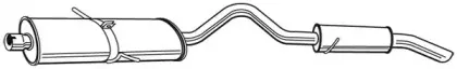 22492 WALKER Глушитель выхлопных газов конечный 22492 WALKER Глушитель выхлопных газов конечный