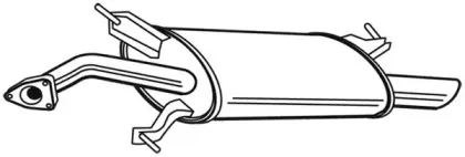 22562 WALKER Глушитель выхлопных газов конечный 22562 WALKER Глушитель выхлопных газов конечный