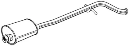 22705 WALKER Средний глушитель выхлопных газов 22705 WALKER Средний глушитель выхлопных газов