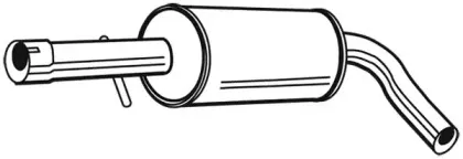 22719 WALKER Средний глушитель выхлопных газов 22719 WALKER Средний глушитель выхлопных газов