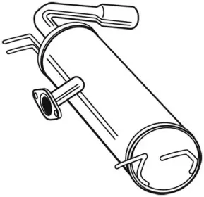 22963 WALKER Глушитель выхлопных газов конечный 22963 WALKER Глушитель выхлопных газов конечный