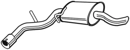 23001 WALKER Глушитель выхлопных газов конечный 23001 WALKER Глушитель выхлопных газов конечный