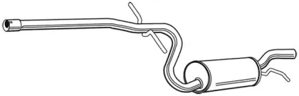 23046 WALKER Средний глушитель выхлопных газов 23046 WALKER Средний глушитель выхлопных газов