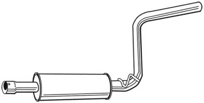 23268 WALKER Средний глушитель выхлопных газов 23268 WALKER Средний глушитель выхлопных газов