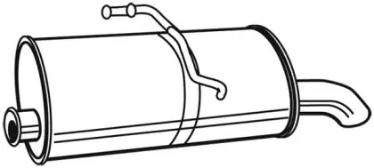 23289 WALKER Глушитель выхлопных газов конечный 23289 WALKER Глушитель выхлопных газов конечный