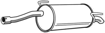 23375 WALKER Глушитель выхлопных газов конечный 23375 WALKER Глушитель выхлопных газов конечный