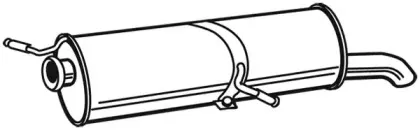 23397 WALKER Глушитель выхлопных газов конечный 23397 WALKER Глушитель выхлопных газов конечный