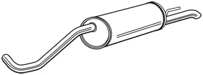 24154 WALKER Глушитель выхлопных газов конечный 24154 WALKER Глушитель выхлопных газов конечный