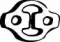 80221 WALKER Резиновые полоски, система выпуска 80221 WALKER Резиновые полоски, система выпуска
