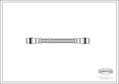 19018172 CORTECO Тормозной шланг 19018172 CORTECO Тормозной шланг