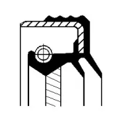 01026331B CORTECO Уплотняющее кольцо, дифференциал 01026331B CORTECO Уплотняющее кольцо, дифференциал