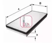 S 3220 C SOFIMA Фильтр, воздух во внутренном пространстве S 3220 C SOFIMA Фильтр, воздух во внутренном пространстве