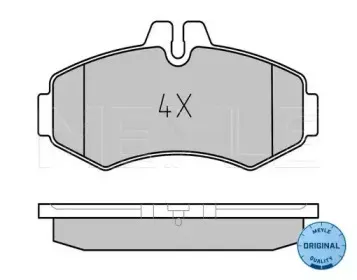 025 230 2220 MEYLE Комплект тормозных колодок, дисковый тормоз 025 230 2220 MEYLE Комплект тормозных колодок, дисковый тормоз