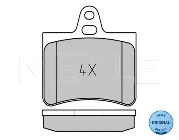 025 233 0515 MEYLE Комплект тормозных колодок, дисковый тормоз 025 233 0515 MEYLE Комплект тормозных колодок, дисковый тормоз